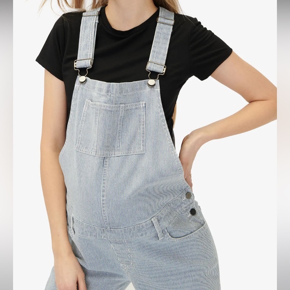 HATCH Collection The Railroad Stripe Overall - Picture 2 of 13